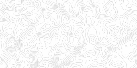 Contour abstract map relief land outline. Topographic map patterns White wave paper curved reliefs abstract background. Background of the topography map. Abstract pattern with lines.