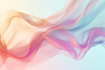 A beautiful abstract wallpaper that captures the fluidity of motion with abstract lines and suggesting movement and energy by Playing with gradient colors and transparency to enhance the dynamic feel