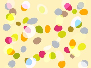 seamless pattern with easter eggs. colorful dots pattern background- colorful dot seamless pattern