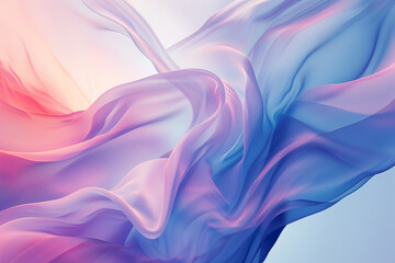 Obraz premium A beautiful abstract wallpaper that captures the fluidity of motion with abstract lines and suggesting movement and energy by Playing with gradient colors and transparency to enhance the dynamic feel