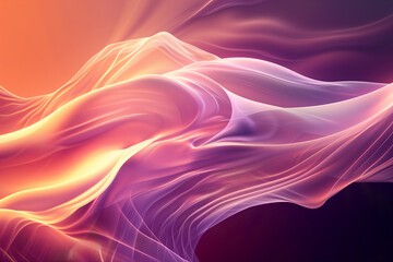 Obraz premium A beautiful abstract wallpaper that captures the fluidity of motion with abstract lines and suggesting movement and energy by Playing with gradient colors and transparency to enhance the dynamic feel