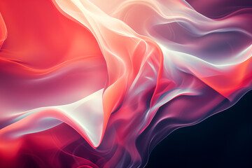 Obraz premium A beautiful abstract wallpaper that captures the fluidity of motion with abstract lines and suggesting movement and energy by Playing with gradient colors and transparency to enhance the dynamic feel