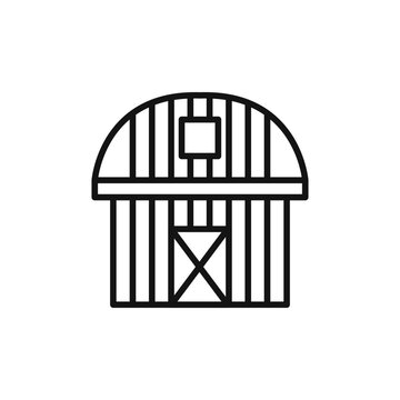 recommend clip art: barn farm icon logo sign vector outline