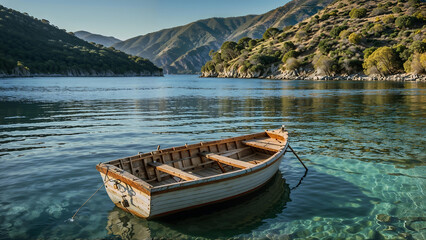 Fototapeta premium Serene Bay 🚤