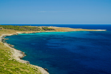 La costa tra punta del Serpe e Baia dell'Orte,Otranto,,Puglia,Italia