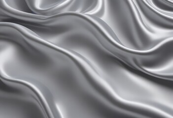Fototapeta premium white silk fabric background, view from above. Smooth elegant black silk or satin luxury cloth texture can use as abstract background with copy space, close-up