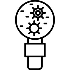 Obraz premium Bacteria Icon