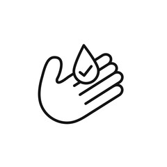 hypoallergenic icon logo sign vector outline