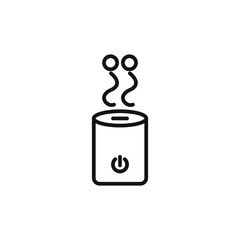 Humidifier icon logo sign vector outline