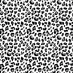 Naklejka premium Textile Digital Design Fabric Print Wallpaper Stock shirt designs,Seamless leopard print. Vector pattern, texture, background