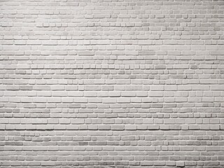 Obraz premium A clean white brick wall with a seamless and uniform pattern, suitable for backgrounds or textures in various designs.