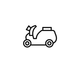 Scooter icon (2) logo sign vector outline