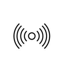 Sensor icon logo sign vector outline