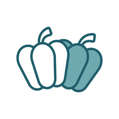 paprika icon vector design template simple and clean