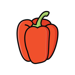 paprika icon vector design template simple and clean