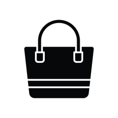 women bag icon vector design template simple and clean
