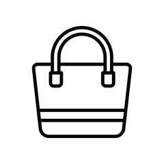 women bag icon vector design template simple and clean