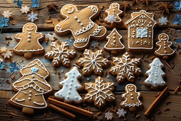 Gingerbread Cookies Christmas Decorations