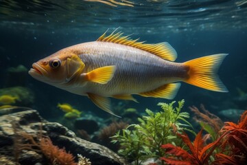 fish in aquarium