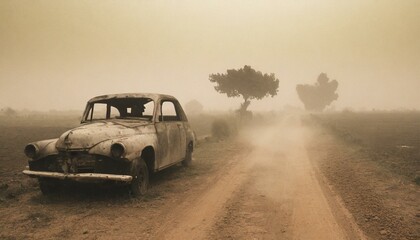 Fototapeta premium off road vehicle in desert