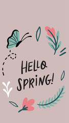 Phone Cover : Hello Spring 