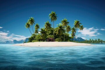 Obraz premium Island landscape outdoors tropical. 