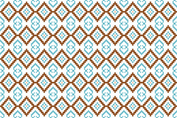 pixel art vector Fabric Morocco, geometric ethnic pattern seamless,Pixel pattern art wallpaper Background, Design for fabric, curtain, carpet ,geometry seamless pattern art illustration