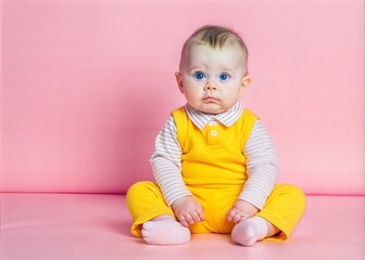 Naklejka premium Portrait of a baby , little child