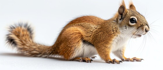 Obraz premium Use a fast shutter speed to freeze the squirrel s movement