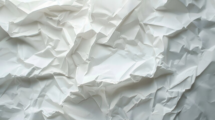 Obraz premium crumpled white paper