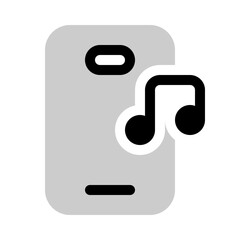 music app icon with bulk style, perfect for user interface projects