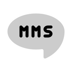 mms icon with bulk style, perfect for user interface projects