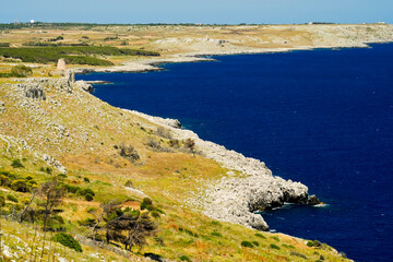 Torre Minervino,Porto Badisco, Otranto,Puglia,Italia