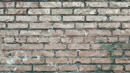pattern old brick wall close up