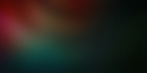 A rich, dark gradient blending red, green, and teal hues creates a mysterious and moody background. Perfect for artistic and dramatic designs that require depth and subtlety