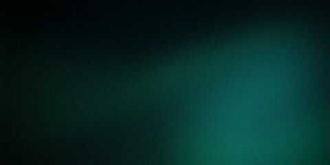 Obraz premium Deep green and blue gradient background with a smooth, dark transition. Perfect for creating elegant and sophisticated designs, adding depth and richness to visual projects