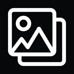 Speech Bubble with Three Dots Line Art Icon