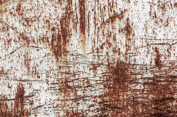 old iron rusty wall close up