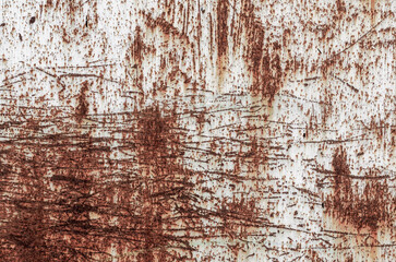 old iron rusty wall close up