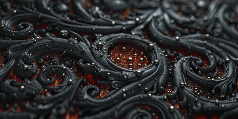 Abstract luxury texture with opulent elements and intricate details, showcasing a visually striking composition.