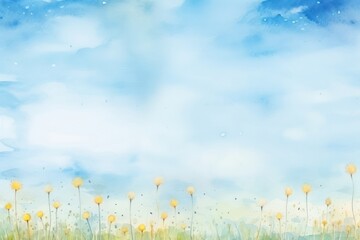 Field sky backgrounds grassland.