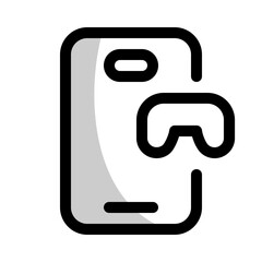 mobile game icon with shady style, perfect for user interface projects