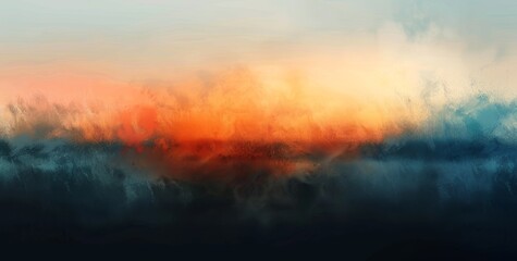 Psychedelic color flow wave with rainbow, orange, teal, white psychedelic dots against black background. Retro colors from 1970s, 1980s, 70s, 80s, 1990s.