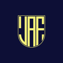 jaf letter logo design