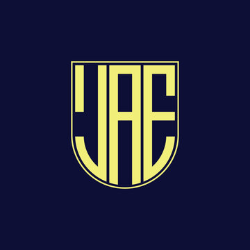 jae letter logo design