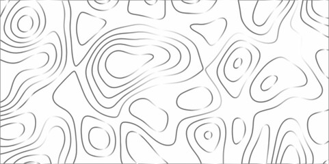 Abstract design with black and white abstract papercut and multi-layer cutout geometric pattern on vector Topographic canyon geometric map relief texture with curved layers beautiful design.