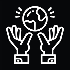 Hands Holding a Globe