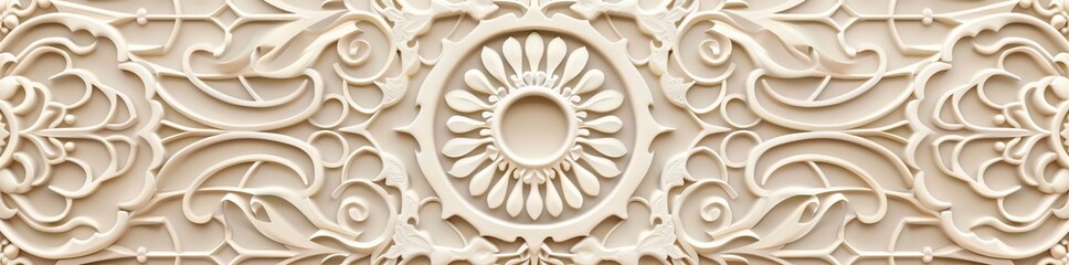 A background depicting Kazakh national ornaments, frames, and modern designs