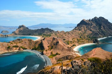 Landscape view from Komodo Island , Indonesia
