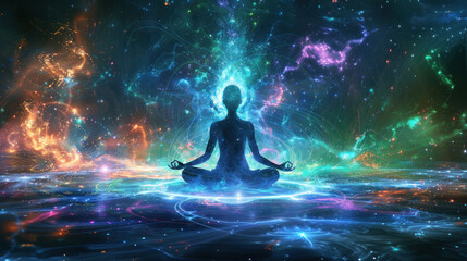 Inner cosmic journey through meditation scatters